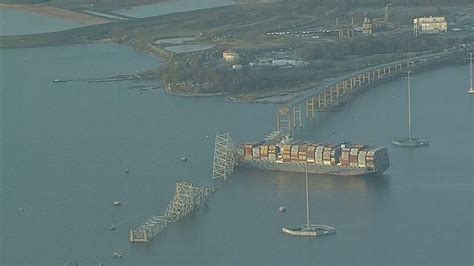 baltimore bridge hit by cargo ship